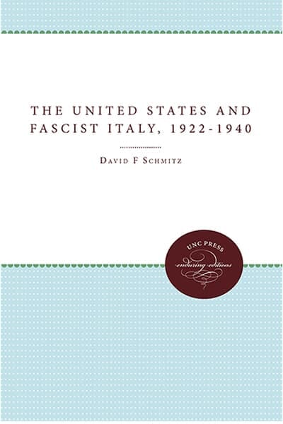 Spojené státy a fašistická Itálie, 1922-1940