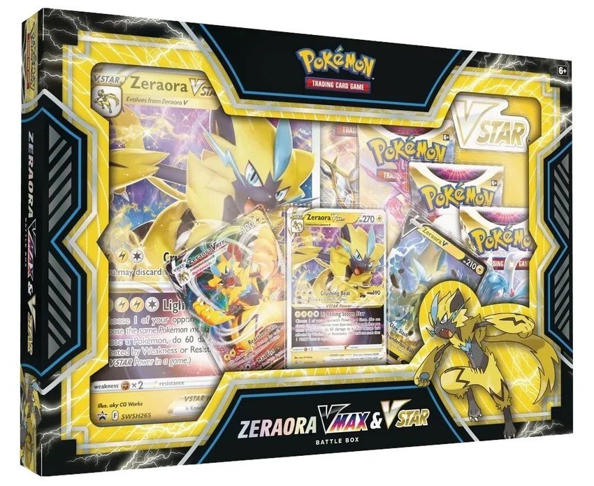 Pokémon Zeraora VMAX &amp; VSTAR Battle Box