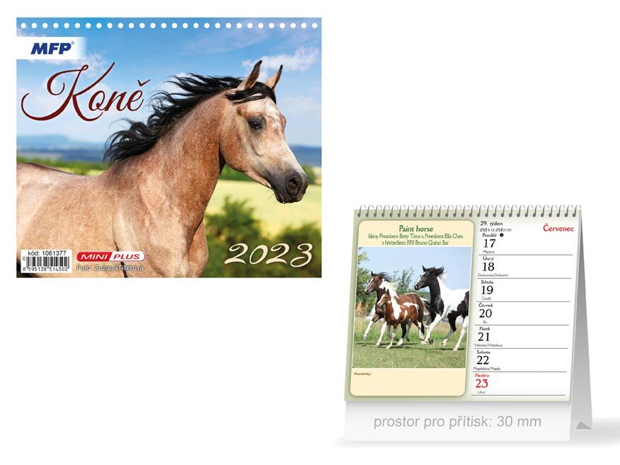 Mini Koně 2023 - stolní kalendář