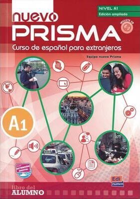 Nuevo Prisma A1: Ed. ampliada (12 unidades) Libro del alumno + CD